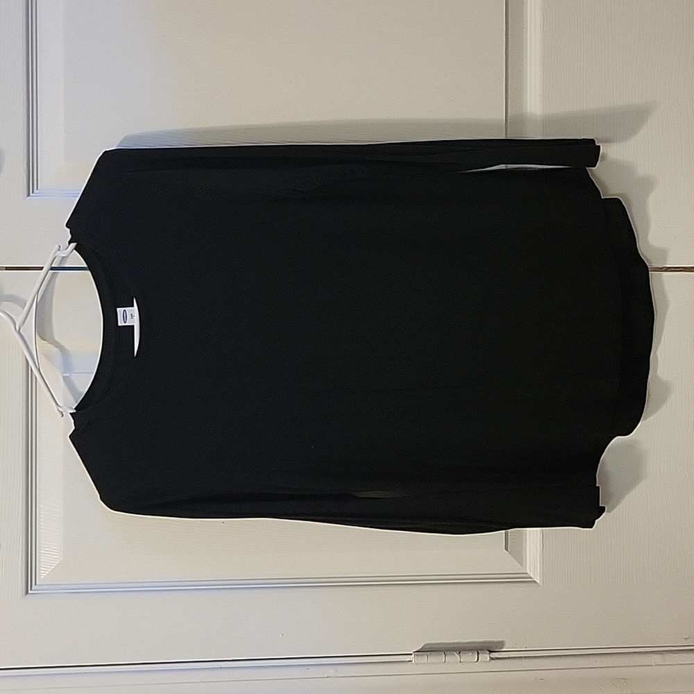 Black Luxe long sleeve top